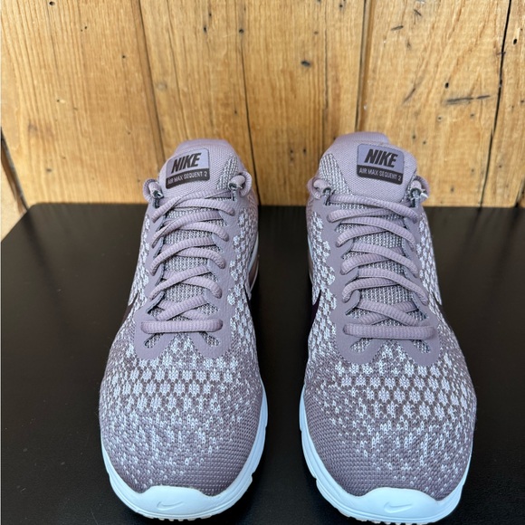 Nike Air Max Sequent 2 Taupe Grey Port Wine Plum Fog Women’s Size 7 - Picture 7 of 13